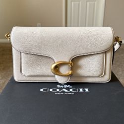 Coach Tabby Should Bag 26 -Chalk/Brass