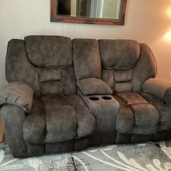 Almost New Reclining Love Seats $650 Set