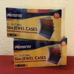 Memorex 100 CD Jewel Cases