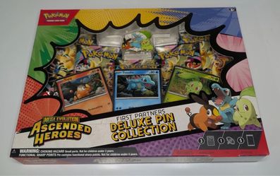 Pokémon ascended heroes first partner deluxe pin