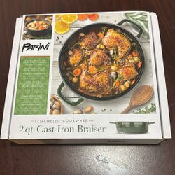2Qt. Cast Iron Braiser