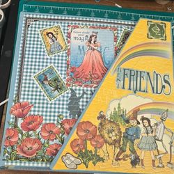 Wonderful Wizard of OZ Handmade Photo Album For 9 X 9 Photos