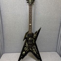Dean Dimebag BioMechanical Razorback Electric Guitar W Case 