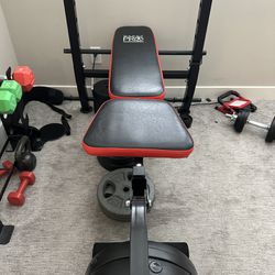 Weight Bench With Weight Set 
