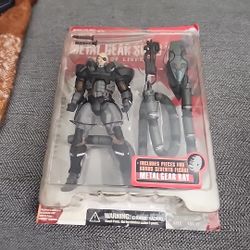 Metal Gear Solid 2 Solidus Snake Figure Sons of Liberty McFarlane Toys New 2001