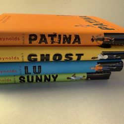Track 1-4: Patina, Ghost, Lu, and Sunny by Jason Reynolds #middlegrade #kidslit New 