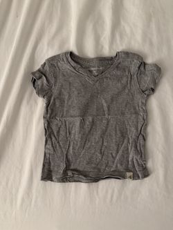 $5 Burt's Bees Baby Short Sleeve Signature Organic Baby V-Neck Tee is made from 100% organic cotton and features a reverse seam with raw edge details 