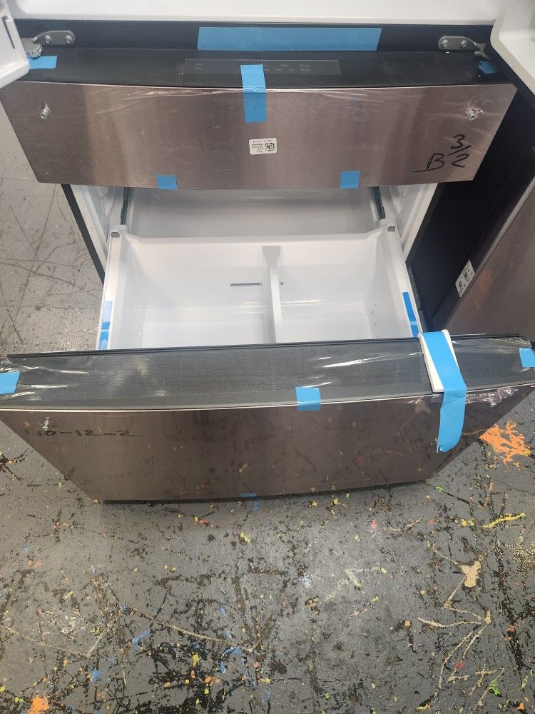 Ge Profile 36 Inch French 4 Door Refrigerator 27.9 Cu Ft Stainless Steel