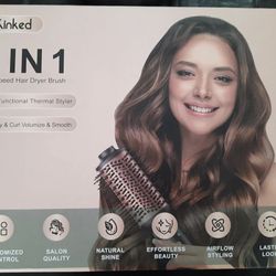 Kinked 5-in-1 Hot Air Styler Wrap – Rose Gold