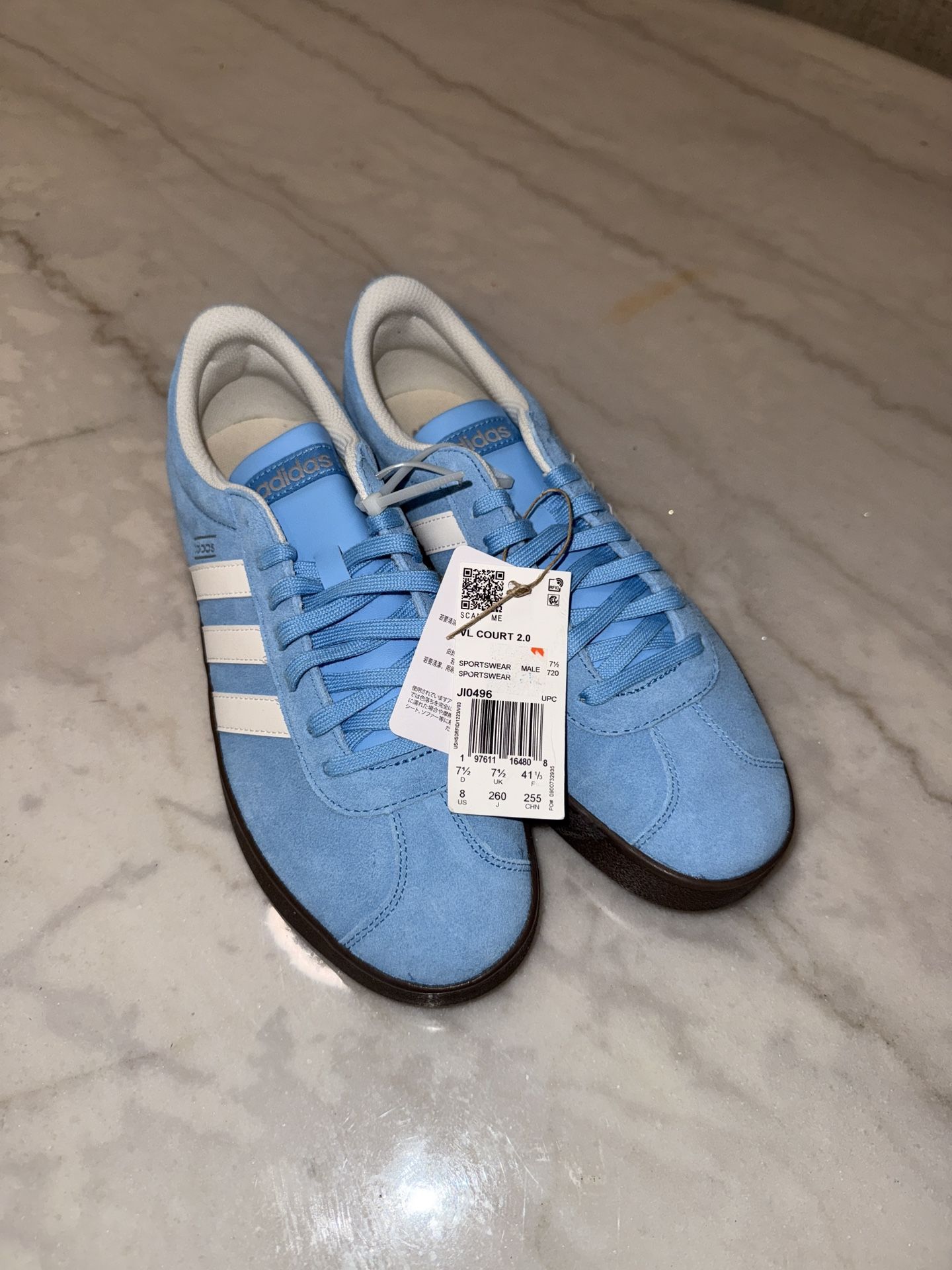 Adidas VL Court 2.0 Size 8M/9W