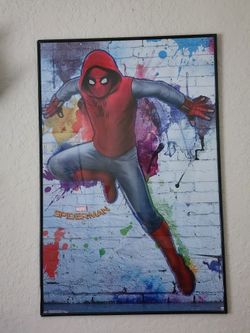 22x34 Spider-Man And Frame