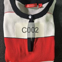 Anne Klein , Pullover Stripped Sweater  - C002