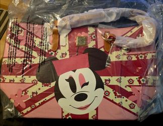 Dooney & Bourke Disney Parks Minnie Mouse Epcot UK Tote - New in Bag / Retired