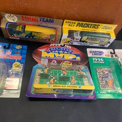 Green Bay Packers Sports Memorabilia Lot Of 5 