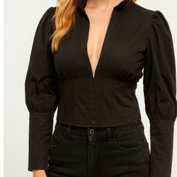 Milk and honey corset style blouse