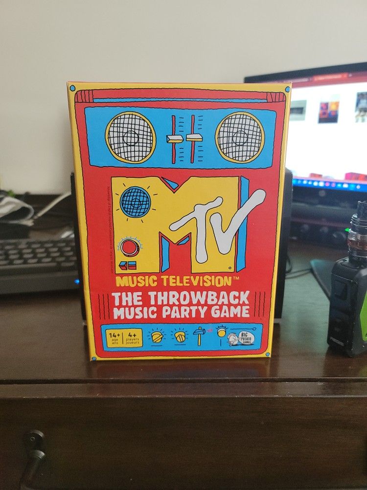 Mtv Throwback Music Party Game Brand New