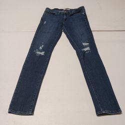 Levi 711 Womens Distressed Jeans Sz 28×32