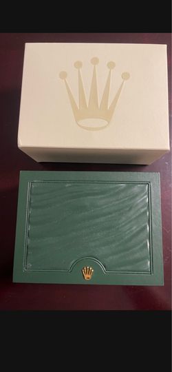 Rolex Medium Green Wave Box  Genuine