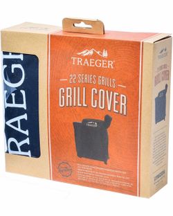 (NEW) Traeger Grills BAC503 Full-Length Grill Cover Grill Accessory - Pro 575/ Pro 22, Black