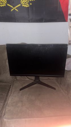 Black PC Gaming Monitor with Stand
