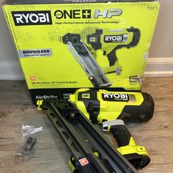 RYOBI ONE+ HP 18V Brushless Cordless AirStrike 30° Framing Nailer (Tool Only)