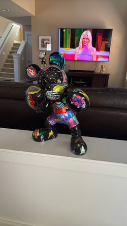 1 Of 1 Boxer Mickey Resin Sculpture 