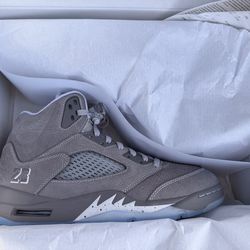 Size 8.5, 11.5, 12 Jordan Retro 5 Wolf Grey 2026 DS Brand New