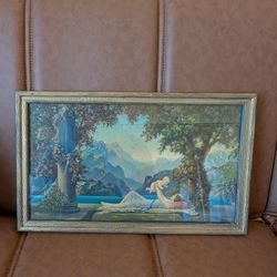 Vintage 1925 BORIN Chicago LOVE’S PARADISE Framed Print