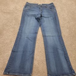 Natural Reflections Wide Leg Jeans med dark