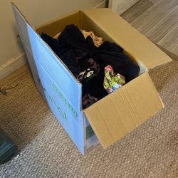 Box 📦 Full Of Clothes