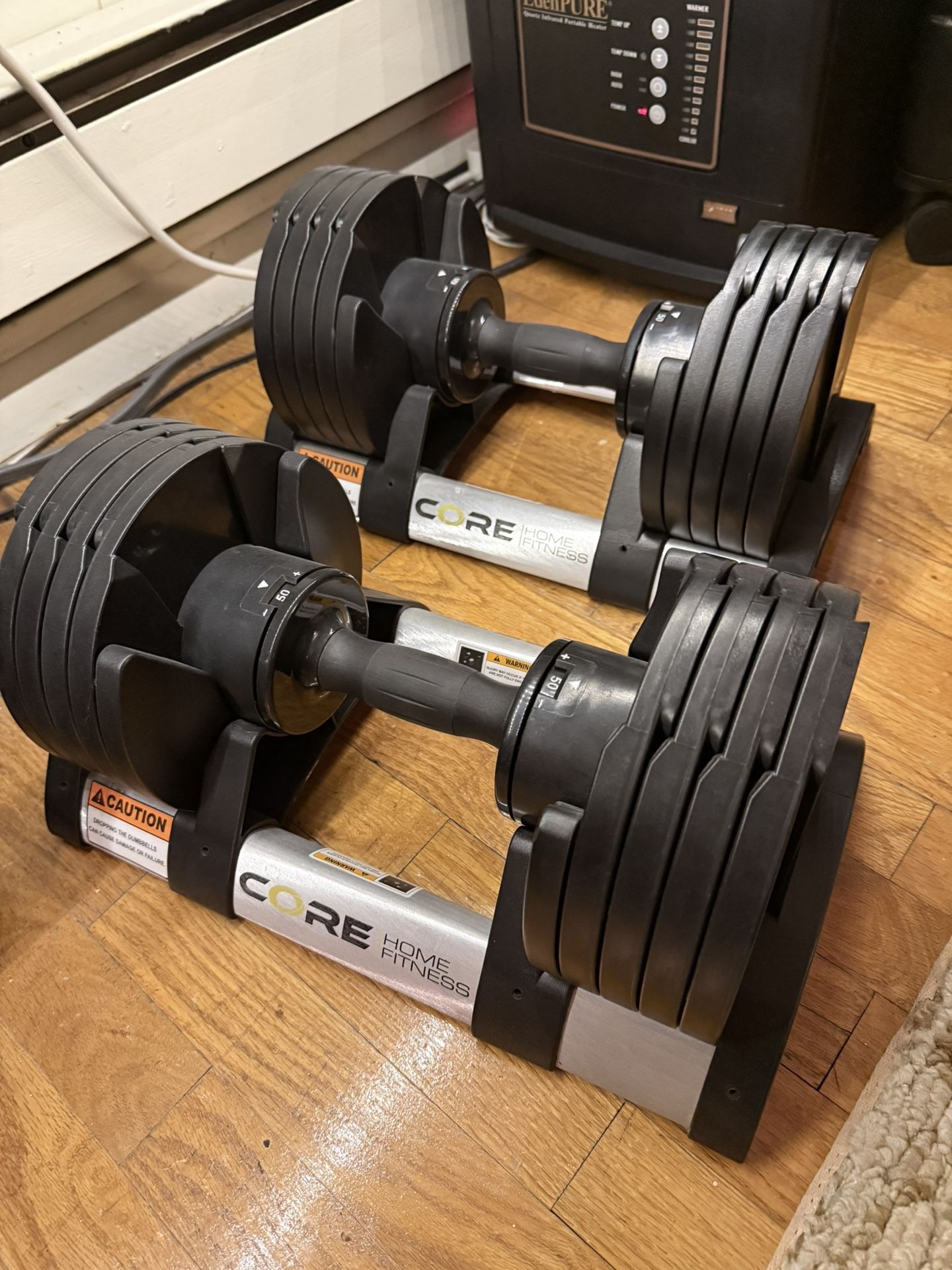 Core Home Fitness Adjustable Dumbbells - Pair