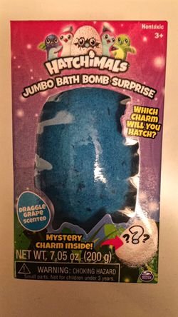Spin Master Hatchimals Scented Jumbo Bath Bomb Surprise (one per purchase) $10