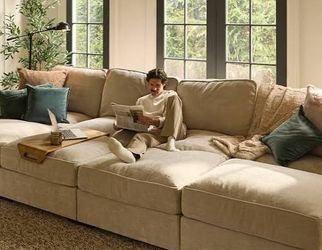 Lovesac Sactional Couch w reclining Seat+Speaker System
