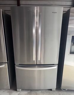 Whirlpool Stainless Steel Refrigerator And Freezer