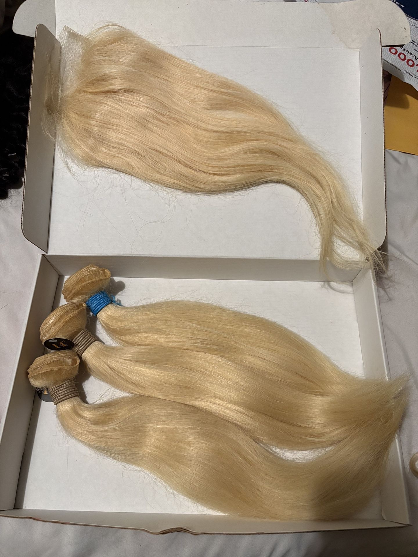 Straight 613 Bundles & Closure Human Hair 