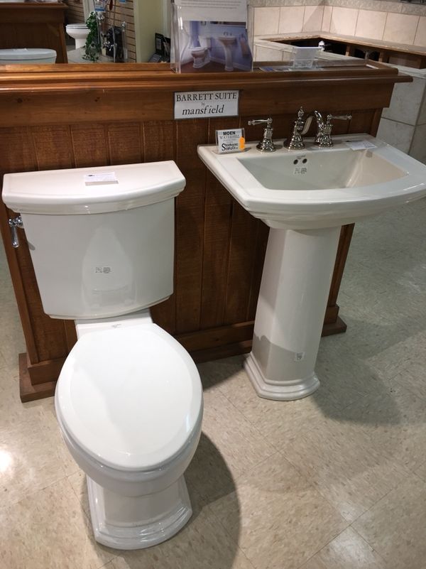 Mansfield Barrett Toilet And Pedestal Sink For In Nashville Tn 549