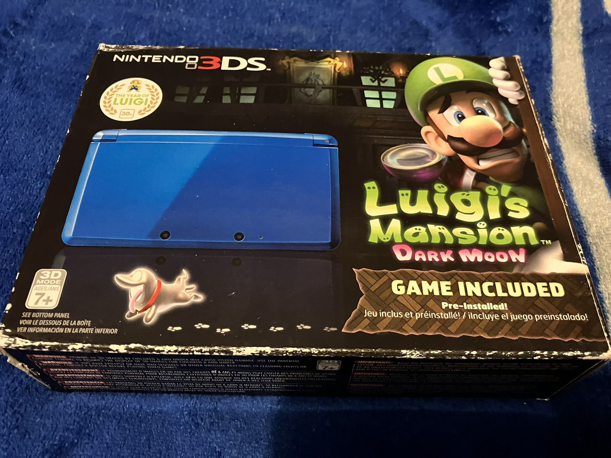 Nintendo 3ds Cobalt Blue MINT