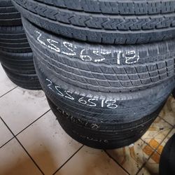 Two Used Tires 255/65/18