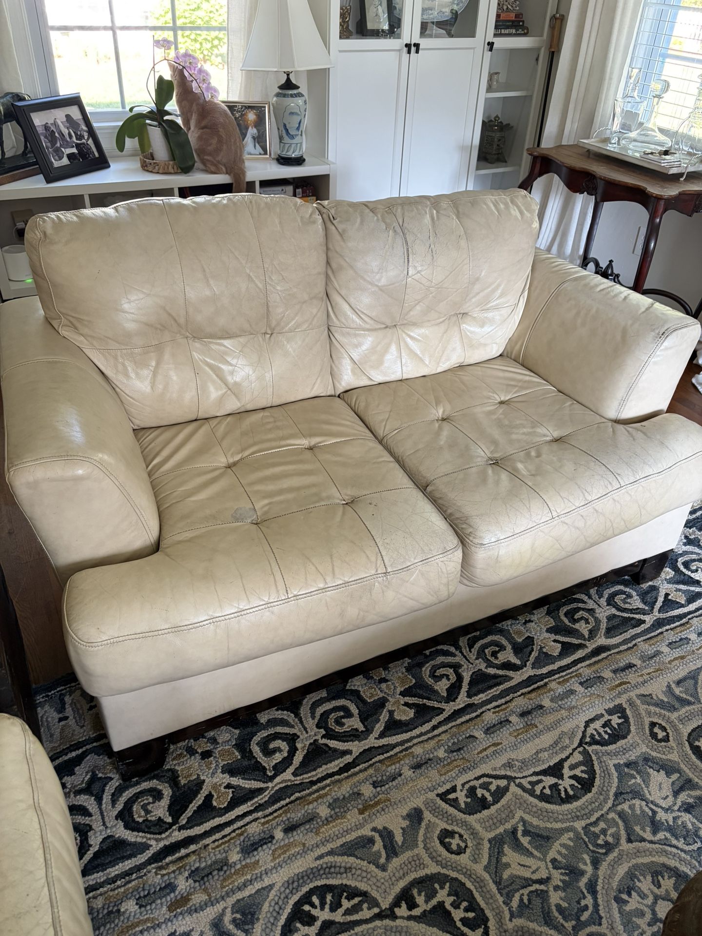 Leather Sofa And Loveseat