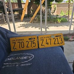Original 1956 Plates $50