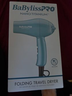 BaBylissPRO Nano Titanium Folding Travel Dryer
