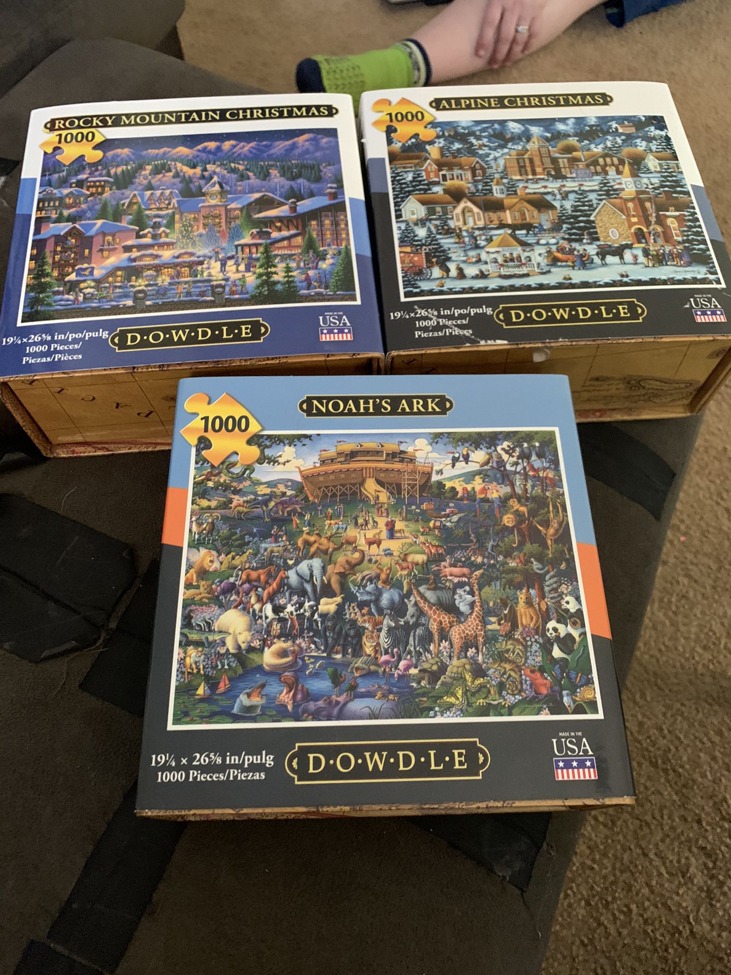 Dowdle 3 brand new puzzles 1000 piece