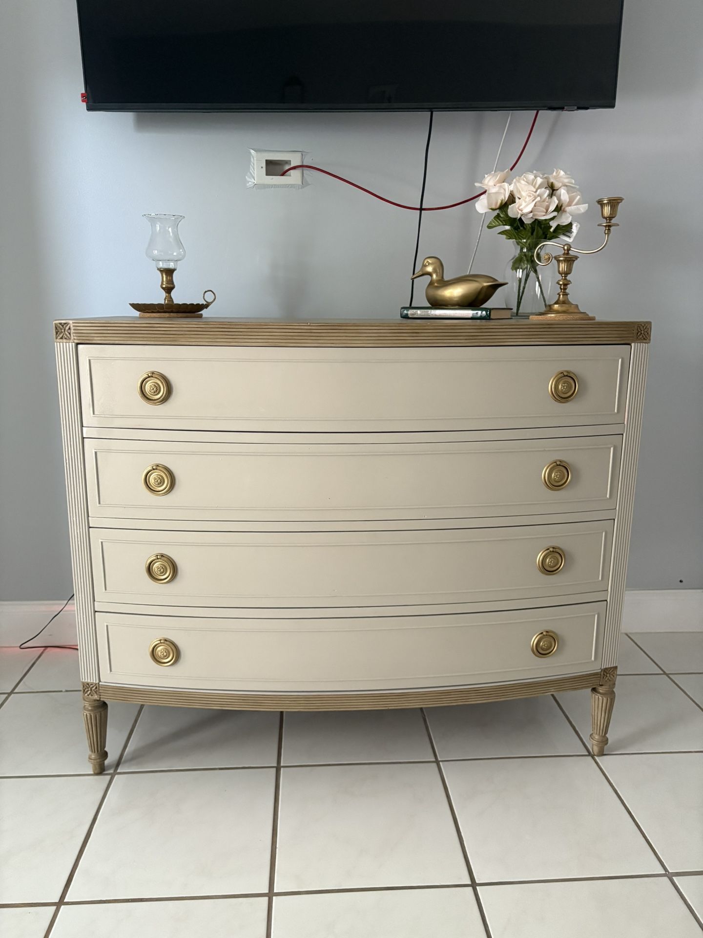 Vintage Solid Wood Dresser