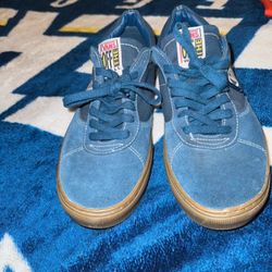 Vans Paradox Blue Suede Shoes