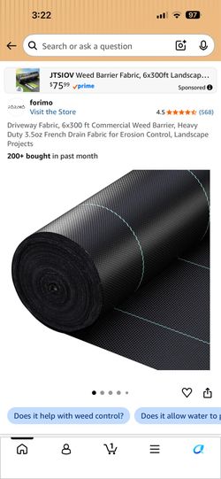 Commercial Weed Barrier