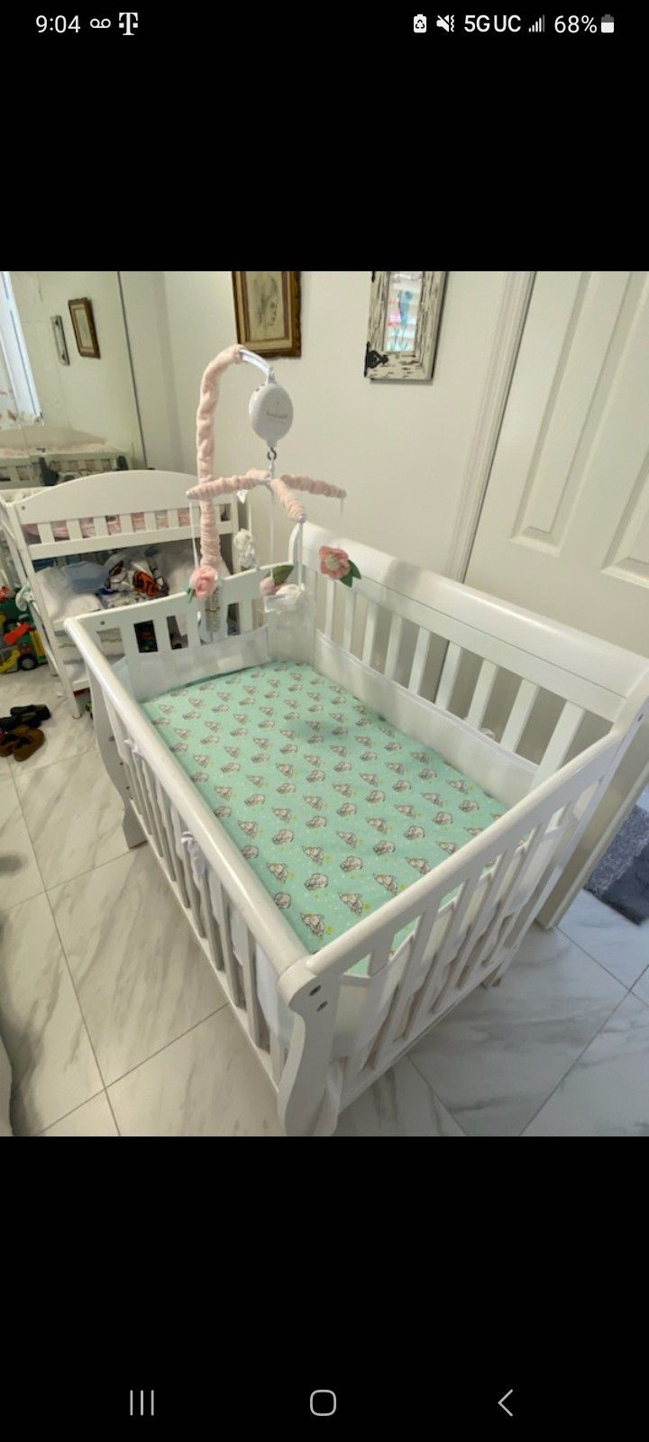 Changing Table, Crib And Matress.