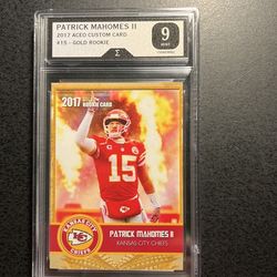 Mahomes, Brady, Allen Rookie Graded Cards