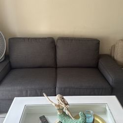 Ikea Kivik LoveSeat Covers Only Brand New Tresund Antharacite Charcoal Grey Gray