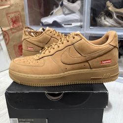 Supreme Nike Air Force 1 Low SP Wheat