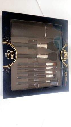 8pc makeup brush set